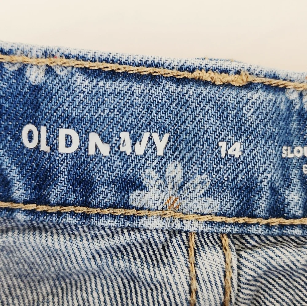 Old Navy High Rise Slouchy Straight Jeans Pants